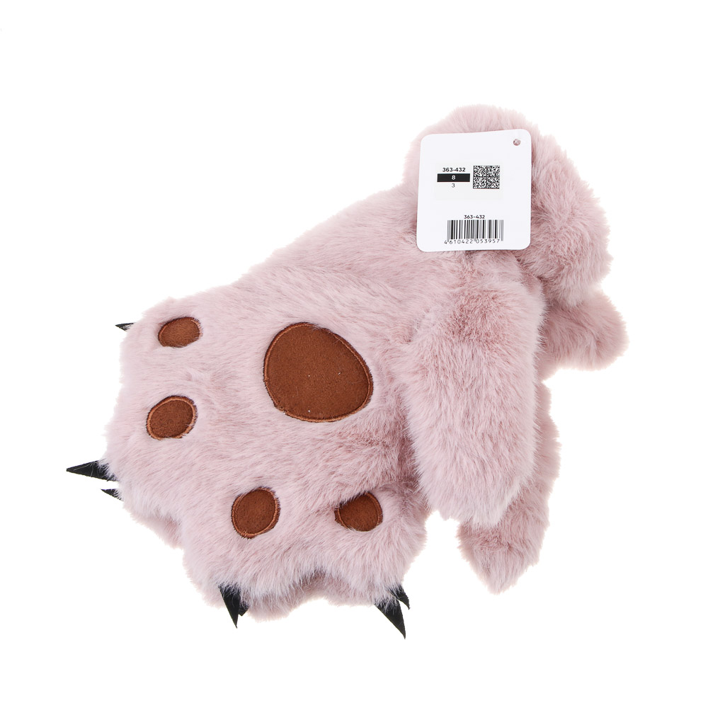 GALANTE Рукавицы женские из экомеха, р.18-20, 50% акрил, 50% полиэстер, цвета в ас-те, ОЗ25-16 - #5