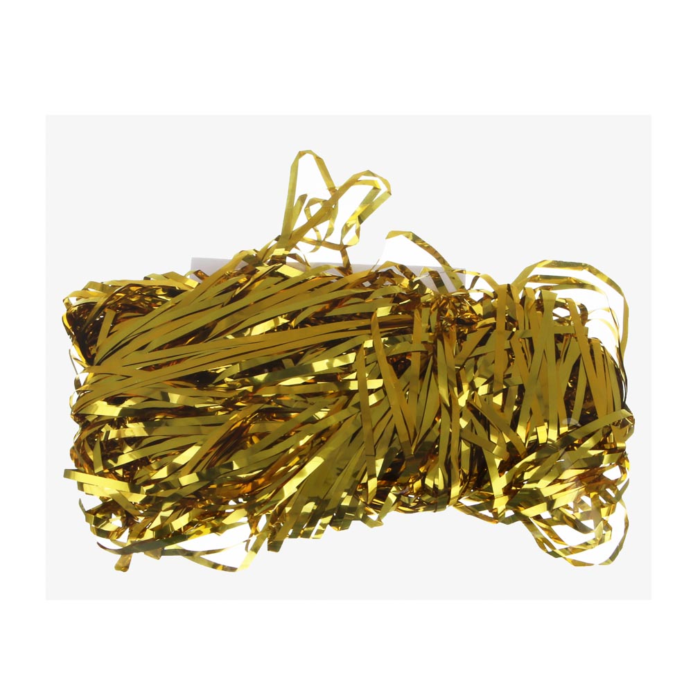 СНОУ БУМ Дождик 100х9см, ПВХ, золото, пакет, 26-339 - #2