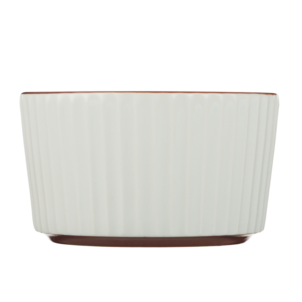 Салатник Лусия тм MILLIMI, 11см, фарфор, кремовый - #3