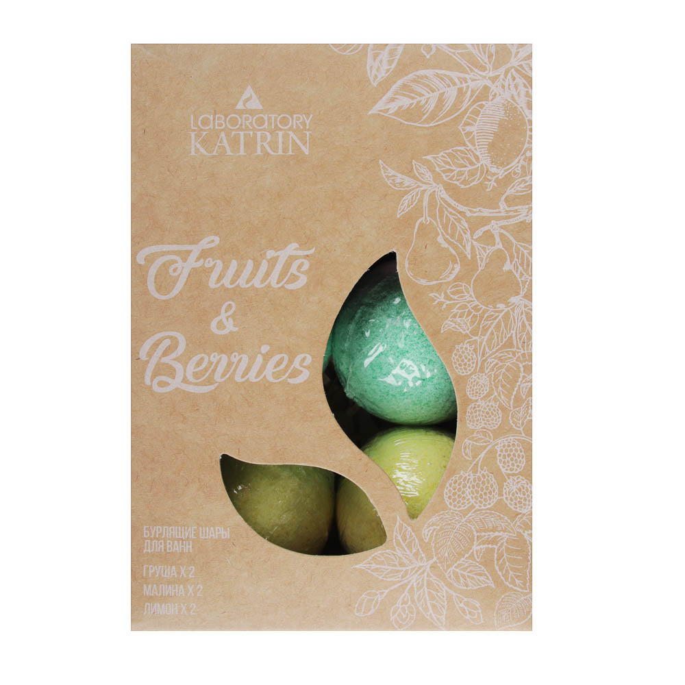 Набор бурлящих шаров для ванн Fruits&Berries, 6х40г - #4