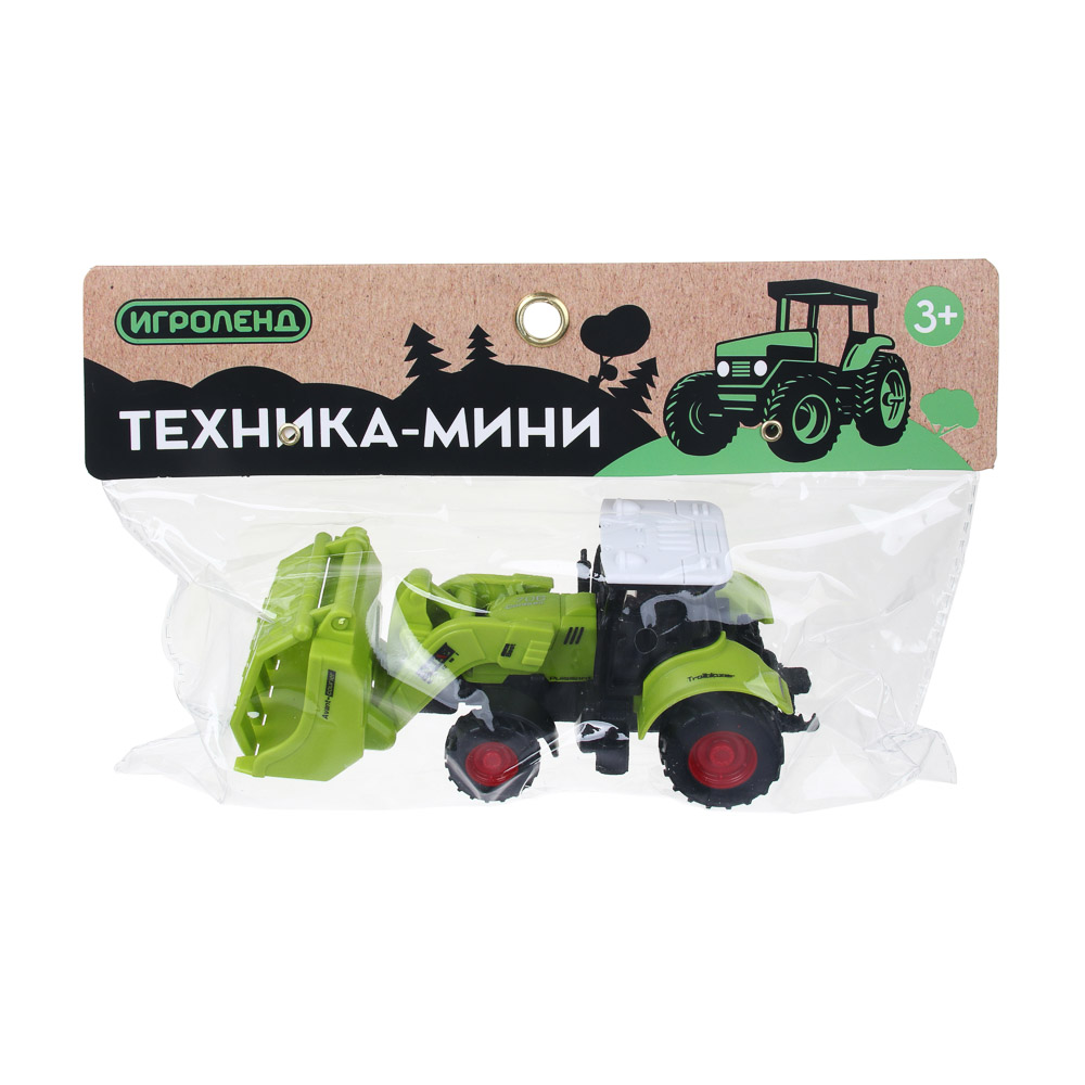 ИГРОЛЕНД Машинка инерционная "Техника-мини",  ABS, 14,3х4,8х6 см, 5 дизайнов - #7