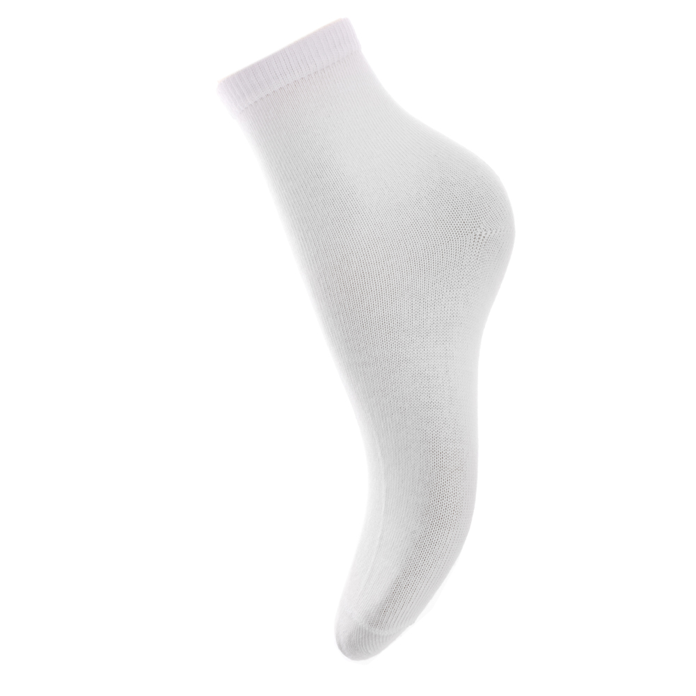 Носки детские белые, р. 15-17, 85%хлопок, 10% эластан, 5% полиамид, тм Ky, Фенна, #K117 - #1