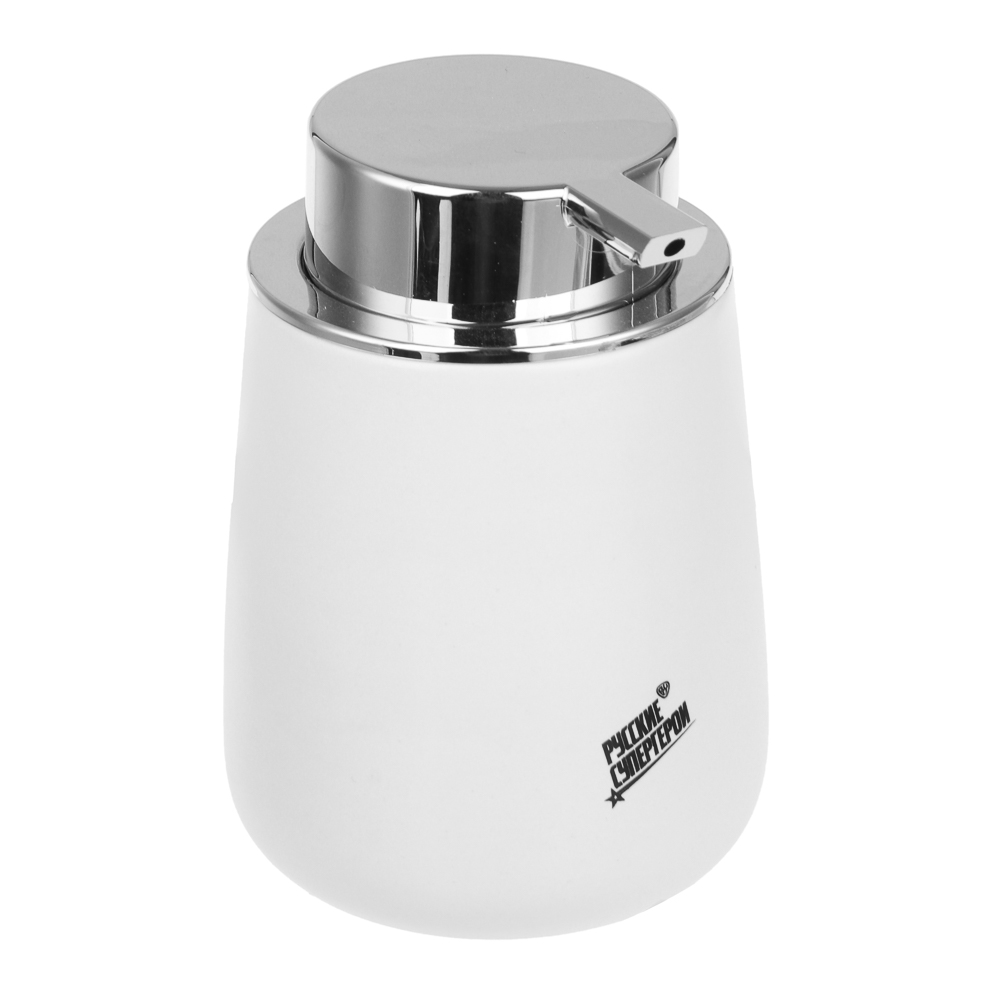 BY Русские Супергерои Дозатор для жидкого мыла, 330 мл, керамика, белый - #1