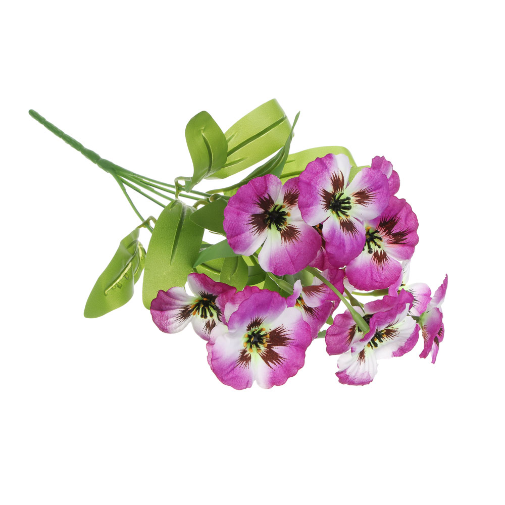 Букет искусственных цветов тм LADECOR фиалки 31 см - #2