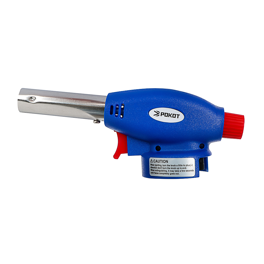 Горелка газ. с пьезорозжигом тм РОКОТ, цанг. захват, сопло 19мм, 17х6,6х5,1см - #2