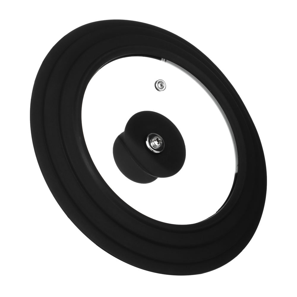 SATOSHI Крышка универсальная стекло/силикон с ручкой, 16-18-20см - #5