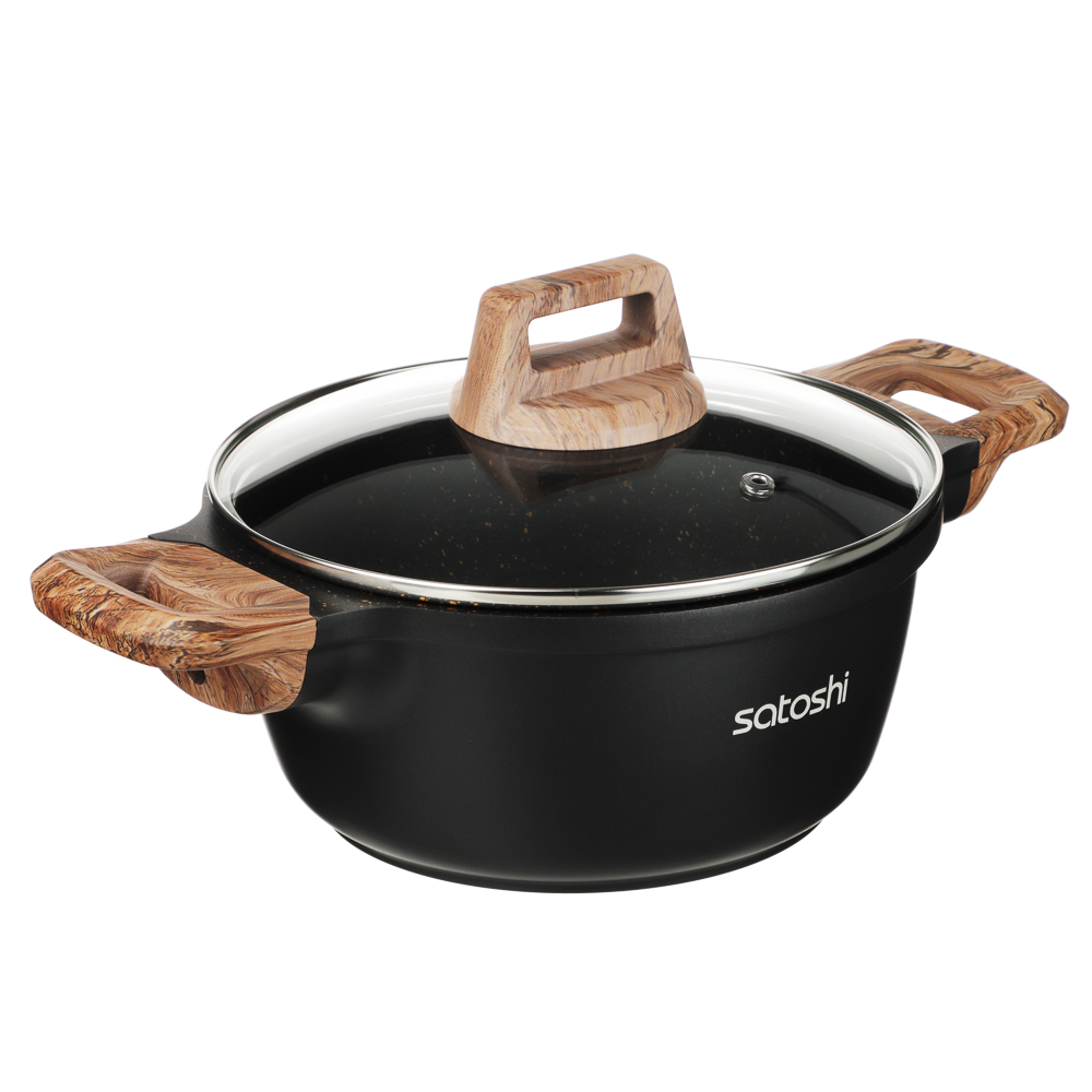 SATOSHI Карнуа Наб.посуды 13пр, сков. 24см; сотейн. 28см/4л.; ковш 16см/1,4л.; кастр. 2,5/4/6,5л,инд - #10