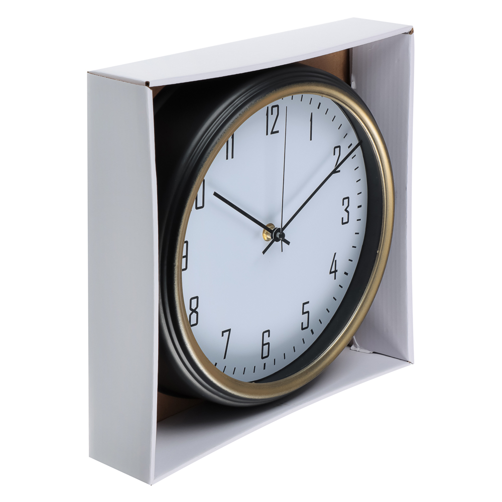 LADECOR CHRONO Часы настенные круглые, пластик, d27 см, 1xАА, тикающий ход, пластик, арт08-11 - #4