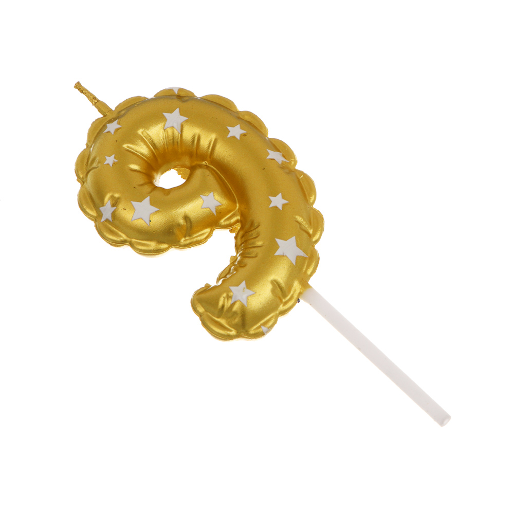 Свеча для торта тм Fntastic 5,2 см, в форме цифр (0-9), парафин - #4