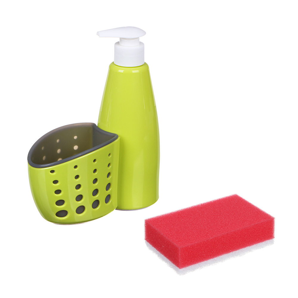Диспенсер для мыла с губкой в комплекте Vetta - #2