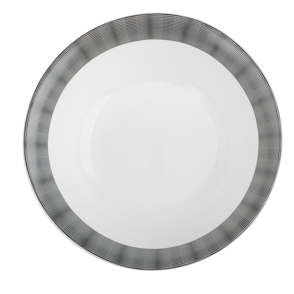 MILLIMI Графит Салатник, опаловое стекло, 550мл, 16.5х4.8см - #4