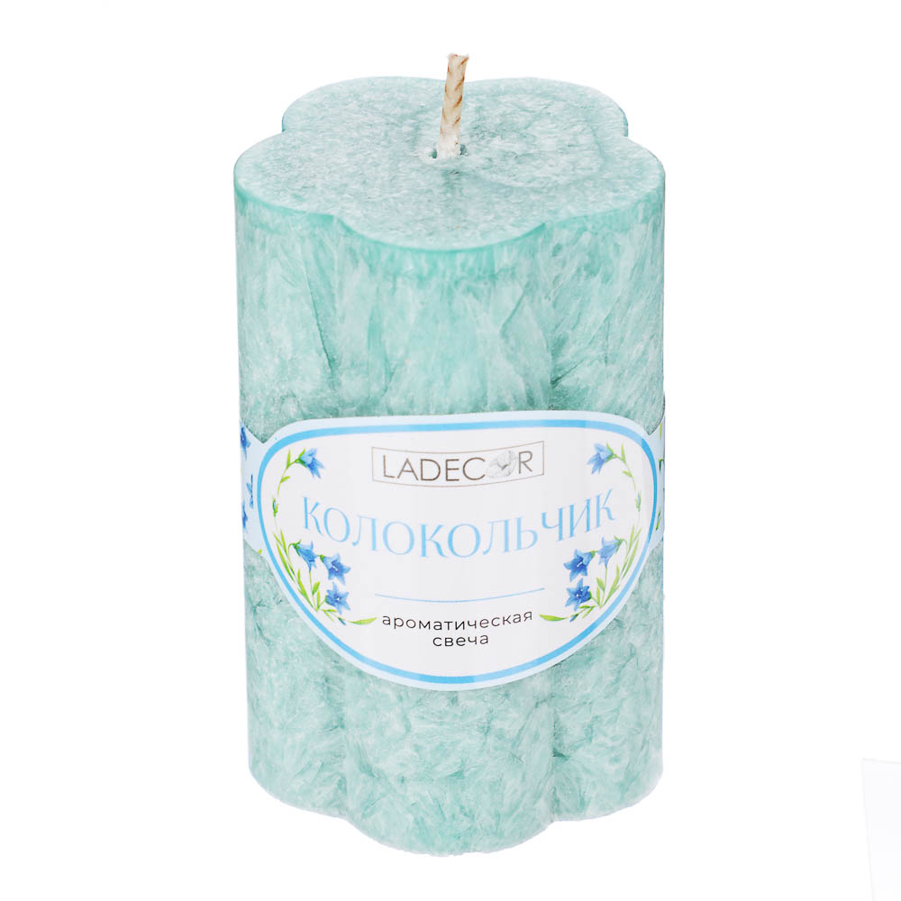 LADECOR Свеча столбик в форме цветка, парафин, 5x7,5 см, 6 цветов - #4