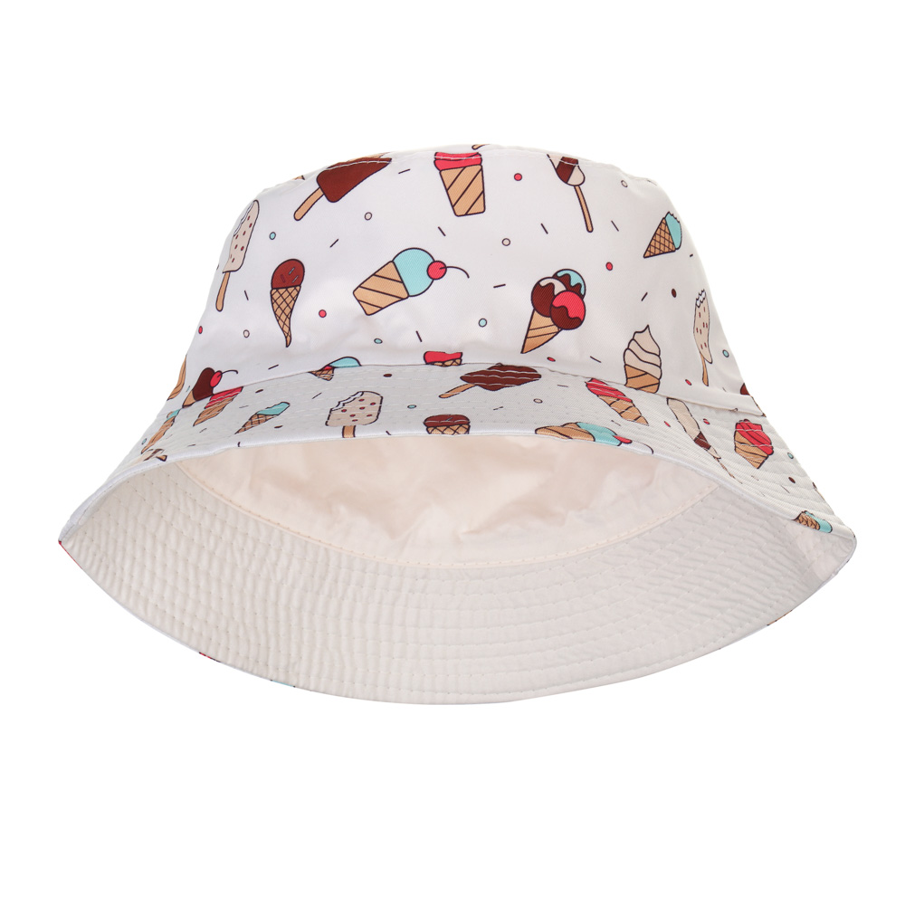 Панама двухсторонняя тм GALANTE с рисунками р.58, 100% полиэстер, разноцветная - #4