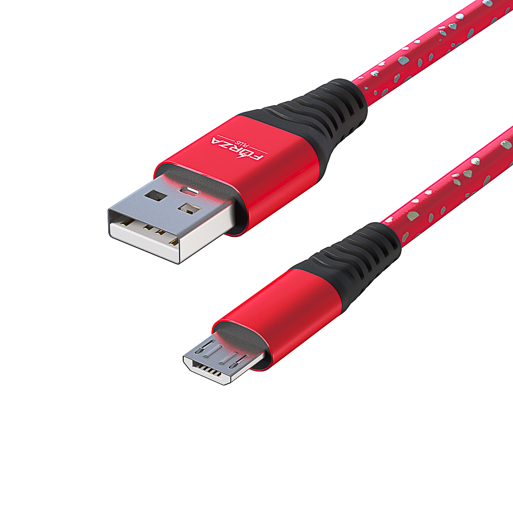 FORZA Кабель для зарядки Звёздное небо Micro USB, 1м, 2А, 4 цвета, пакет - #4