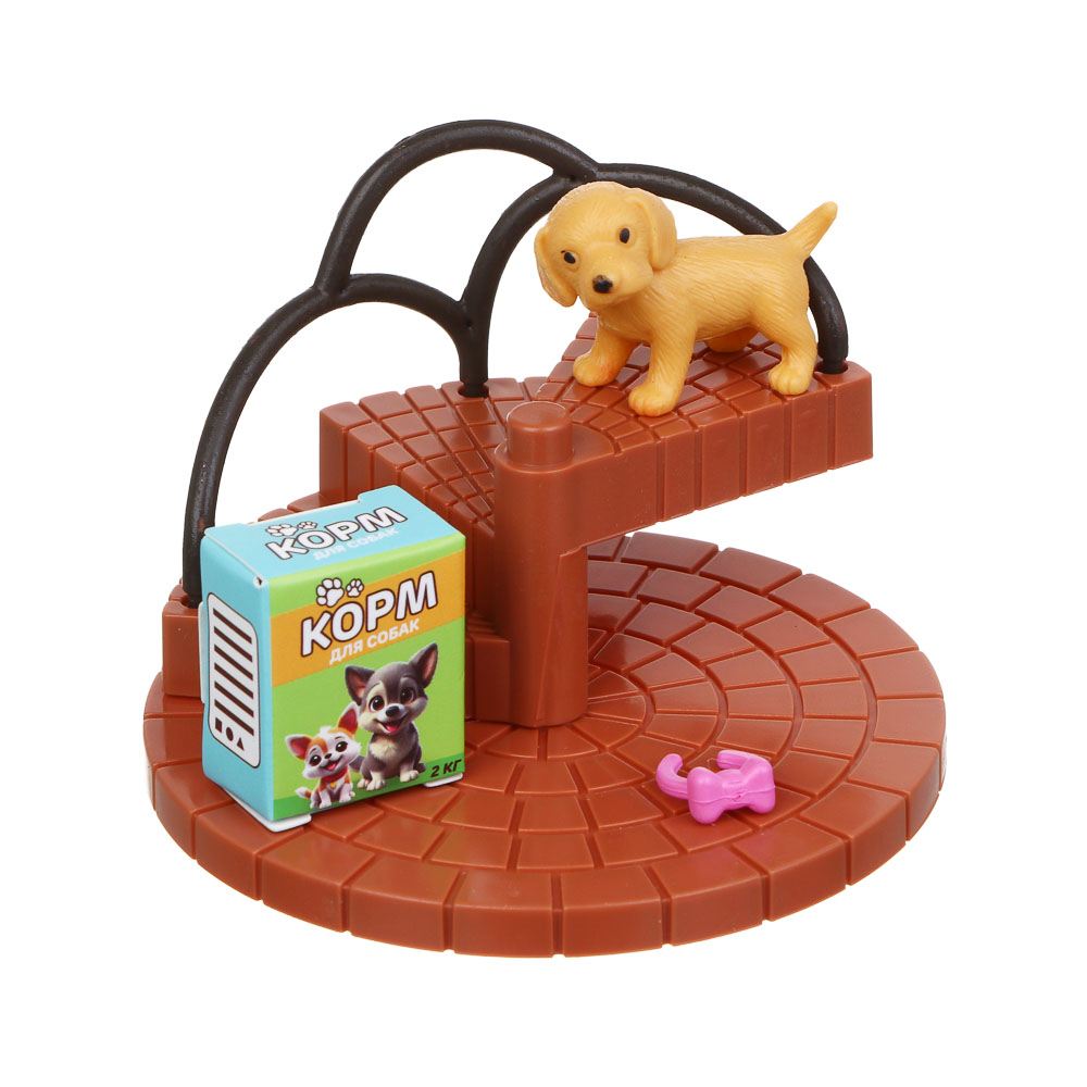ИГРОЛЕНД Питомец с набором аксессуаров, ABS, 9х5х12 см, 4 дизайна - #9