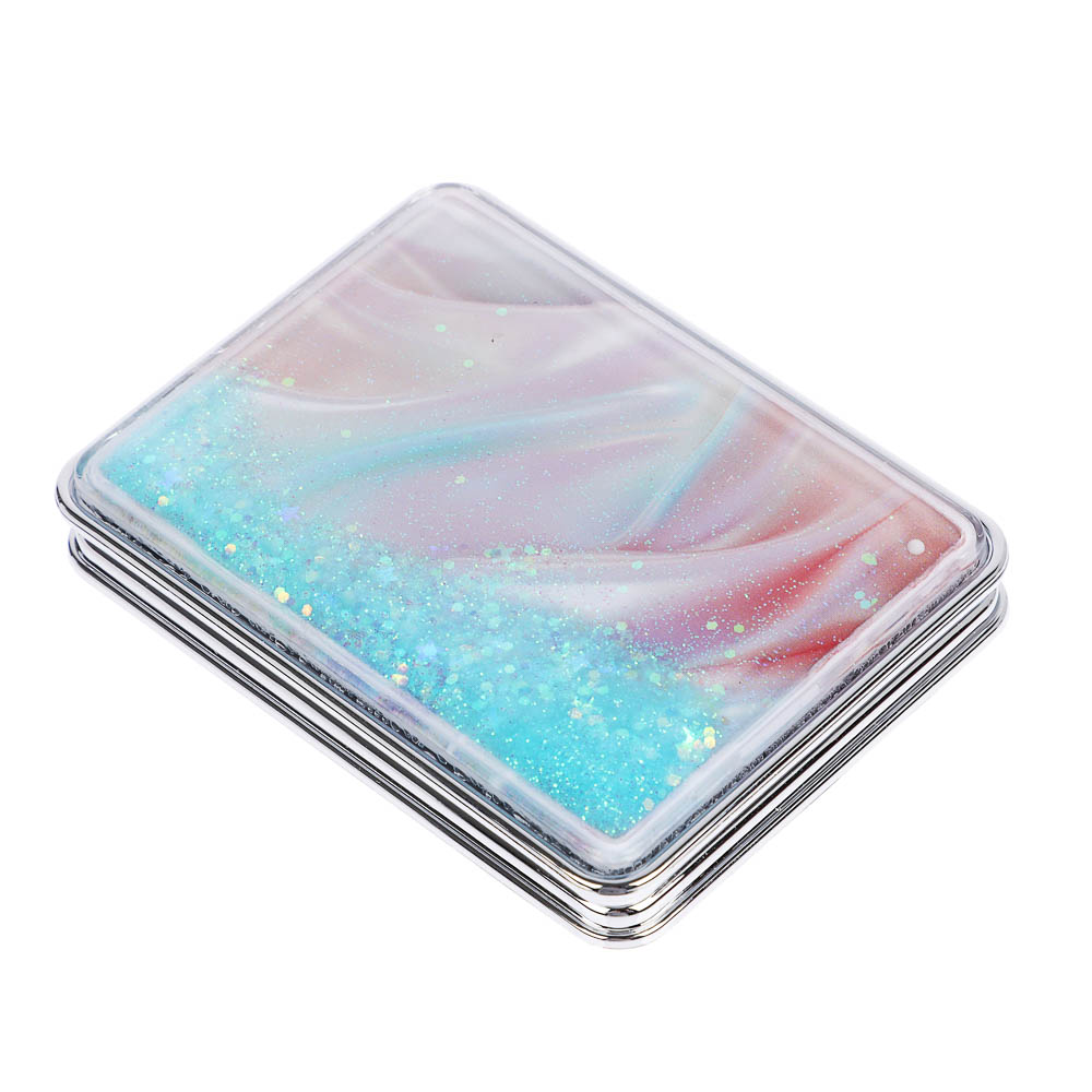 ЮНИLOOK Зеркало карманное, пластик, стекло, 8х5,8см, 6-12 дизайнов - #21