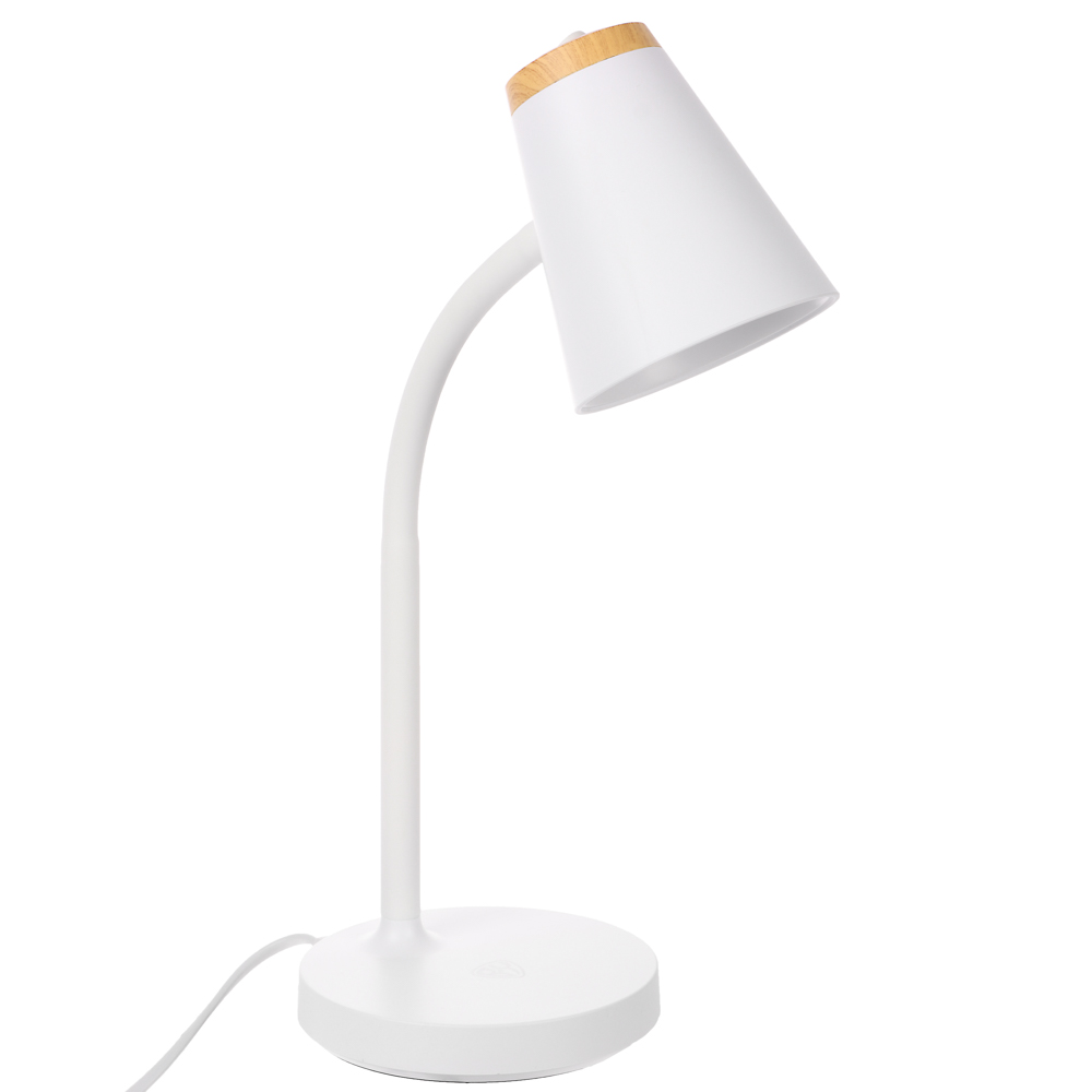 BY Светильник переносной настольный Элеганс,14LED, 5Вт, 300Лм,4000K,230В, кабель 1.6м, пластик,белый - #1