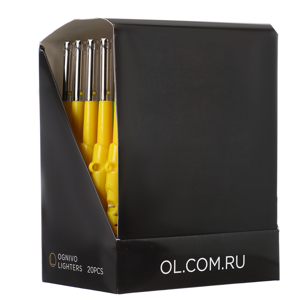 Зажигалка бытовая газовая OGNIVO, модель M3588 T, BOX, с веревочкой, 3588 T, 4 цвета - #9