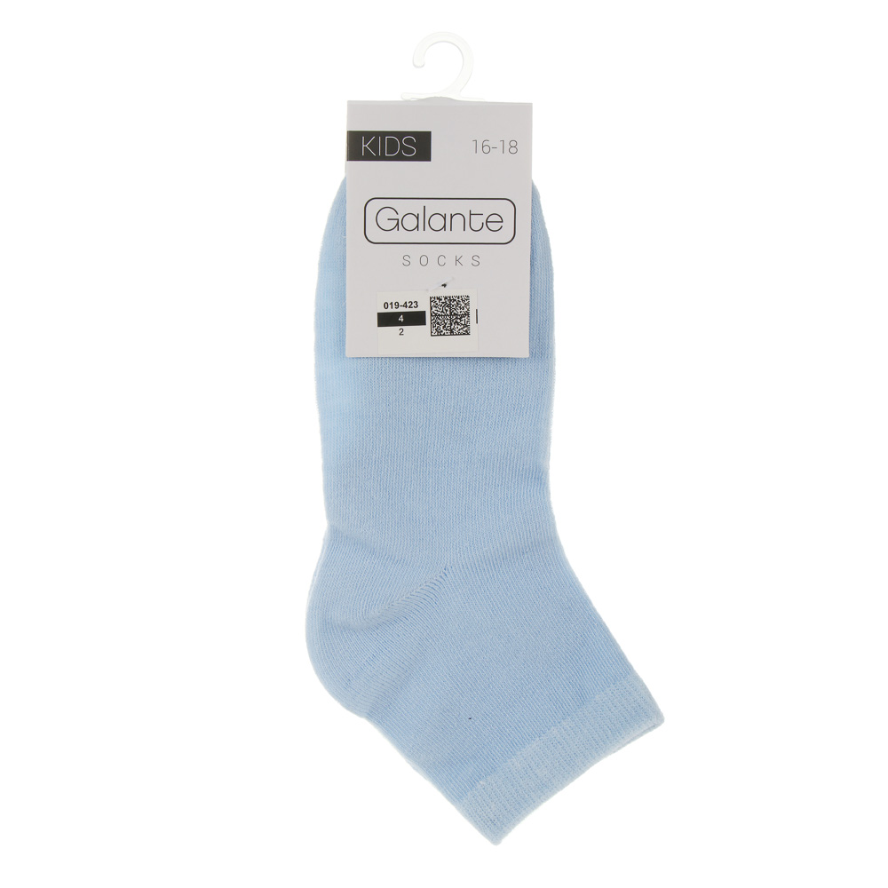 GALANTE Носки детские, р.16-18, 80% хлопок, 15% полиэстер, 5% спандекс, цвета в ас-те, #38 - #3