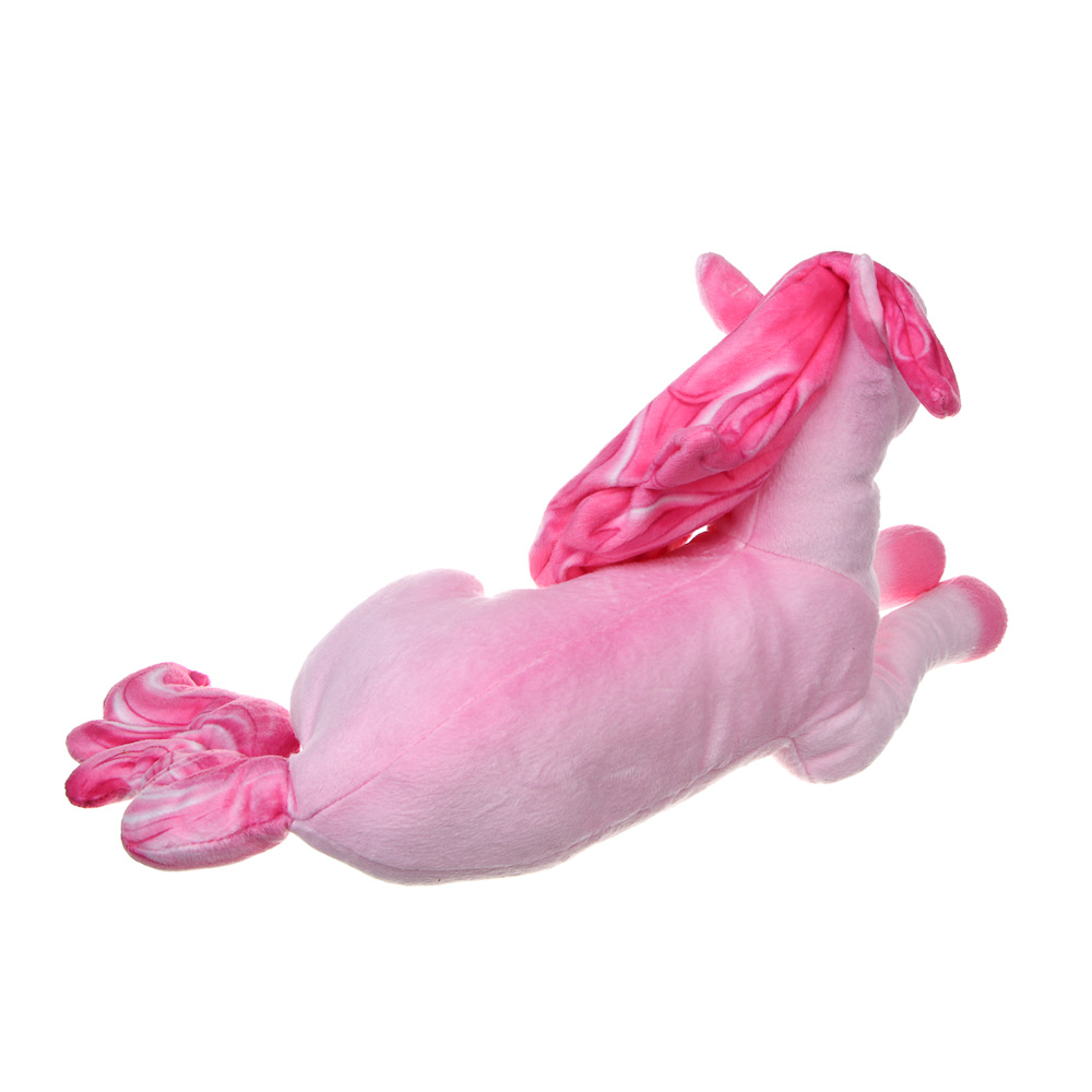 СНОУ БУМ Мягкий сувенир Лошадка розовая 20x30x10 см, полиэстер - #4