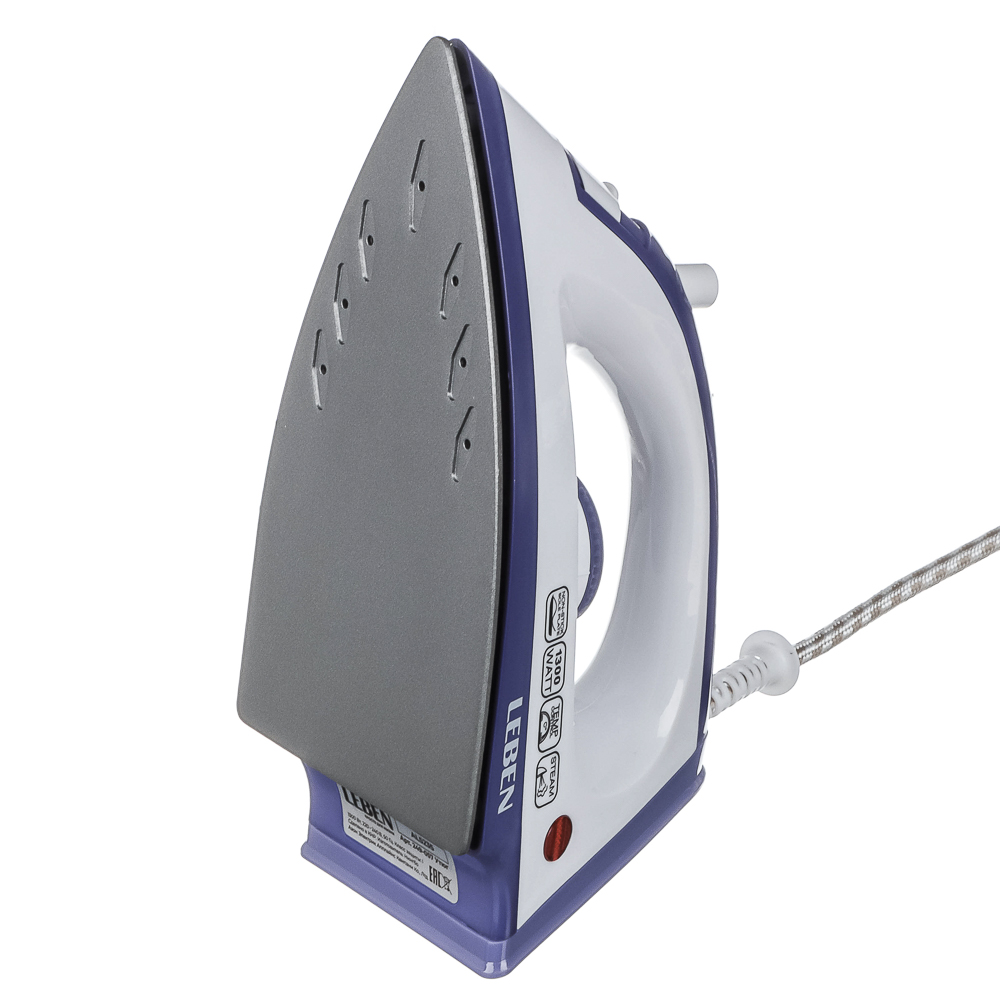 LEBEN Утюг 1300ВТ отпар, тефлон шнур 1,35м - #6