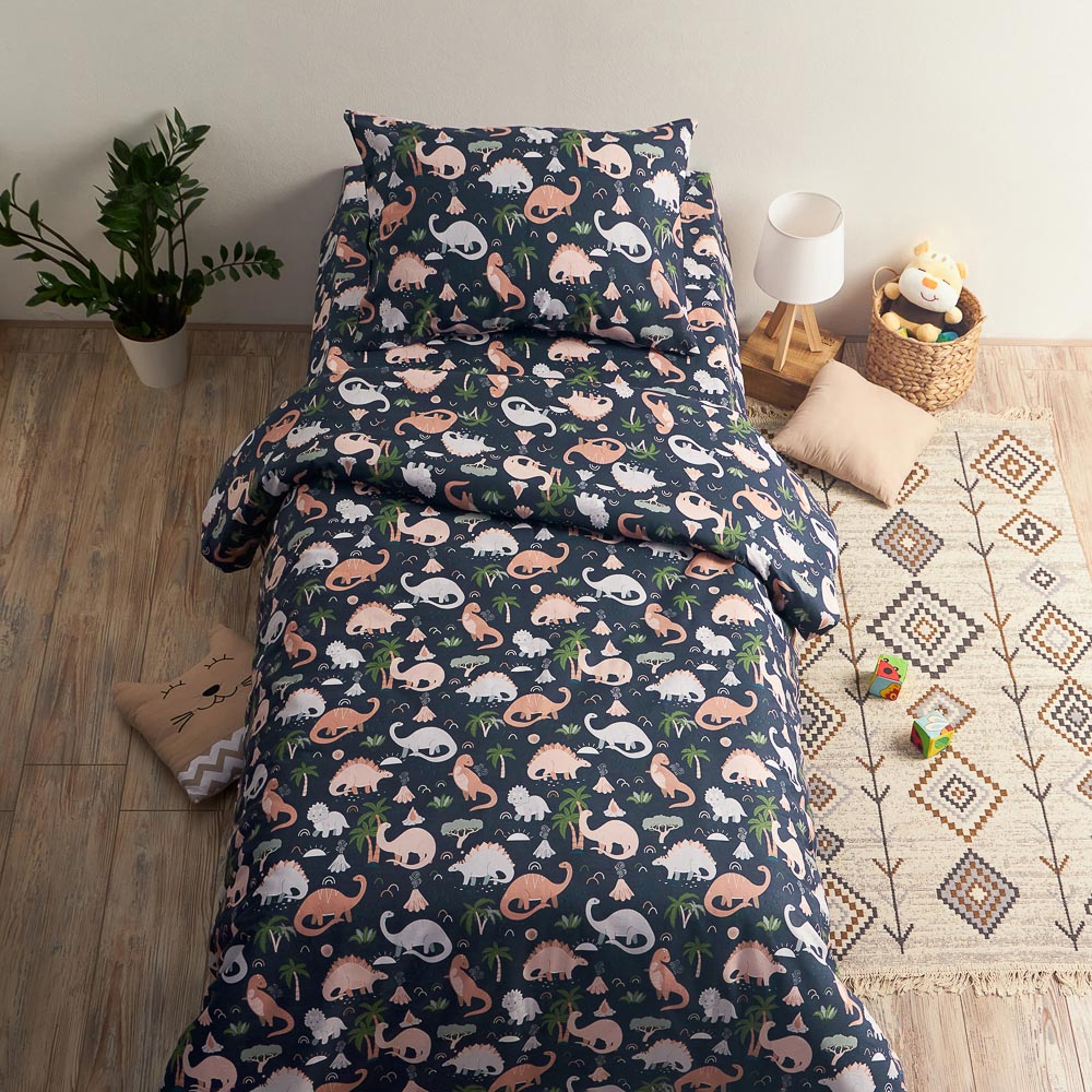 PROVANCE Basic Комплект постельного белья 1,5 (3 предмета), бязь, 100% хлопок, динозавры - #11