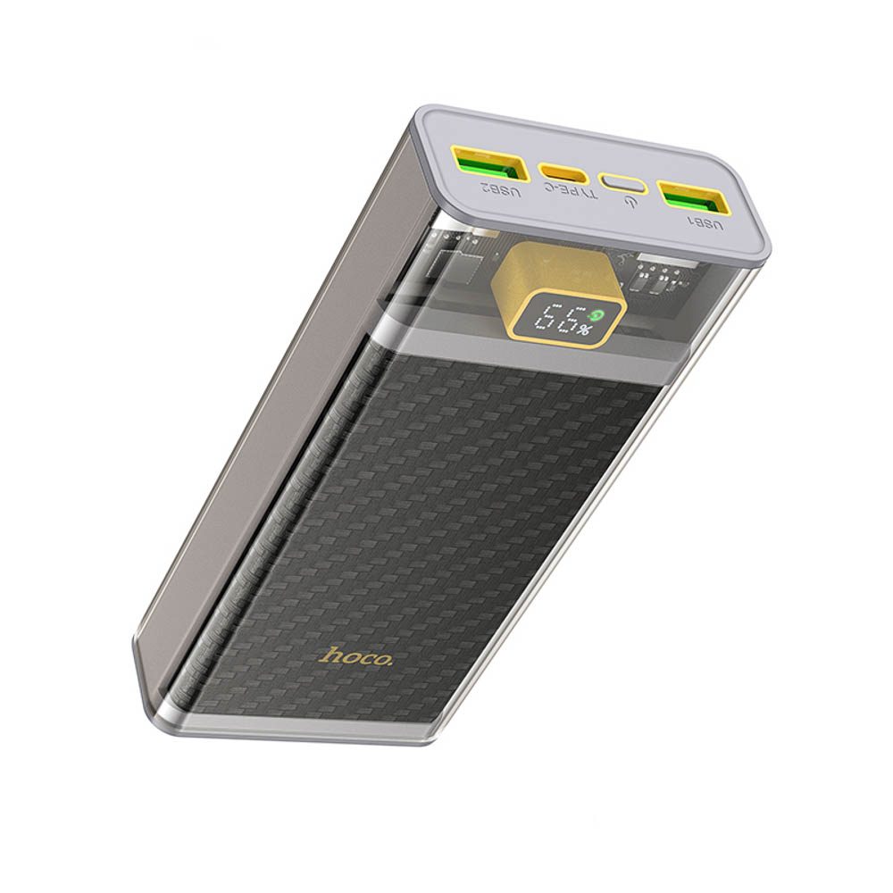 Аккумулятор мобильный hoco. модель J103A 20000мАч, 22.5Вт, серый - #6