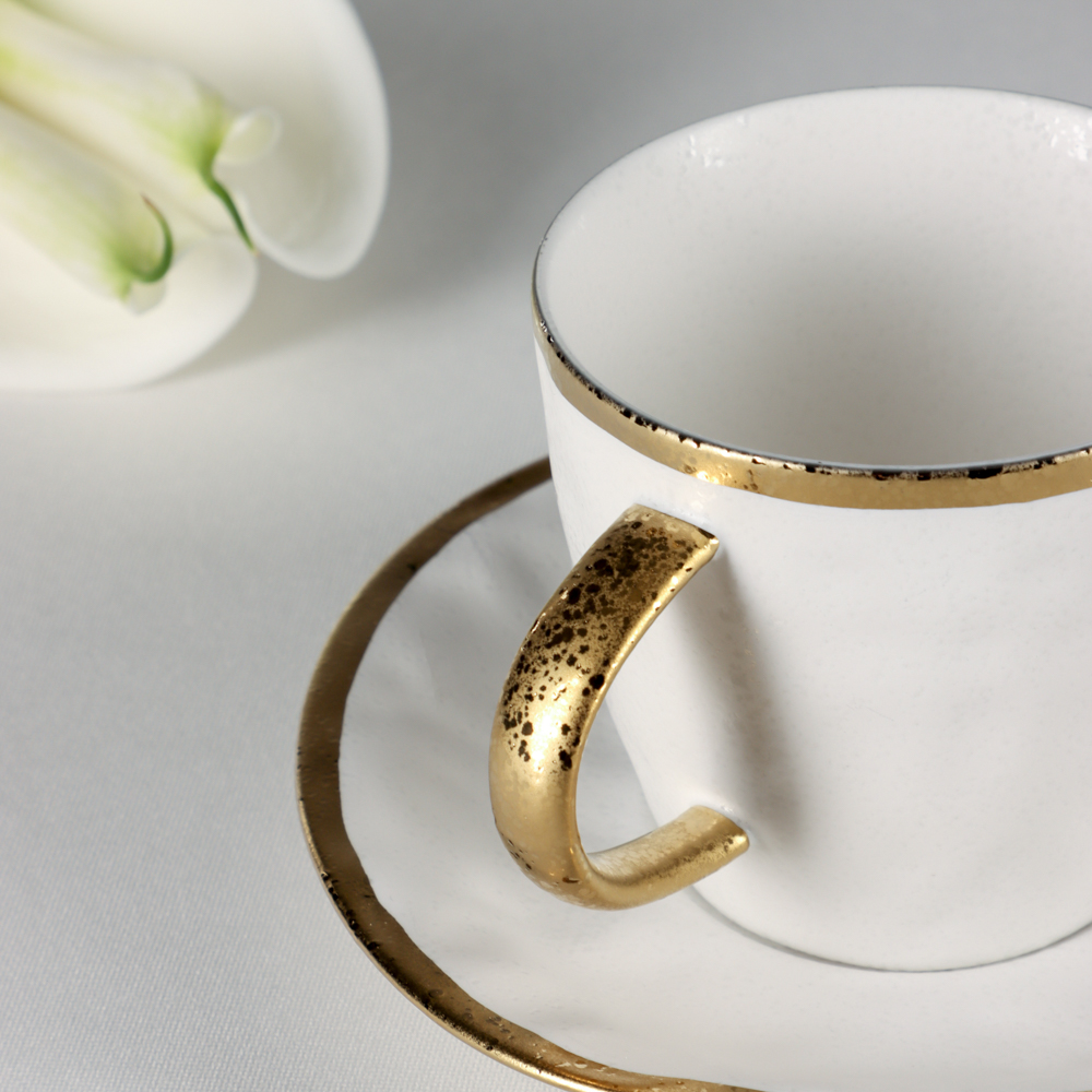 MILLIMI Романс Набор чайный 2 пр., 250мл, 15см, фарфор, белый - #7