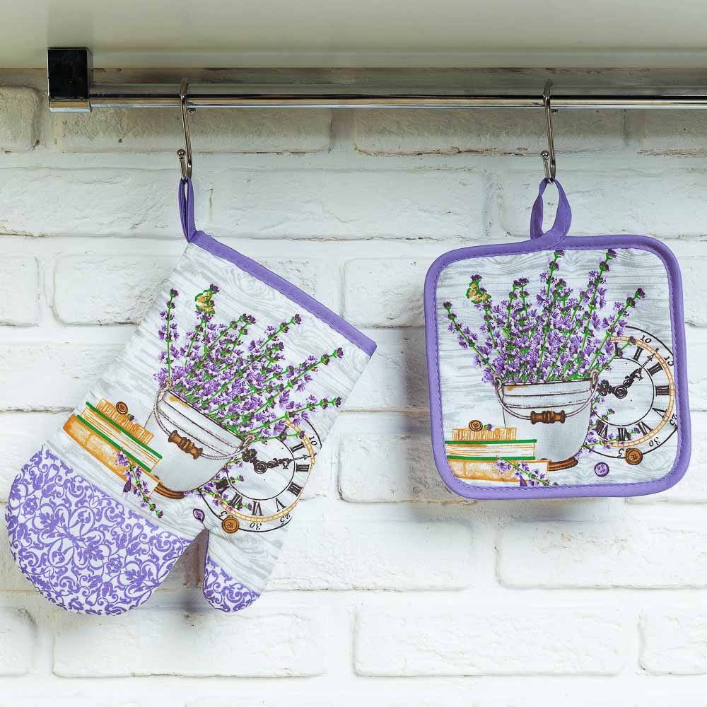 PROVANCE Ассорти Прихватка, полиэстер, 17х17см, 3 дизайна - #5