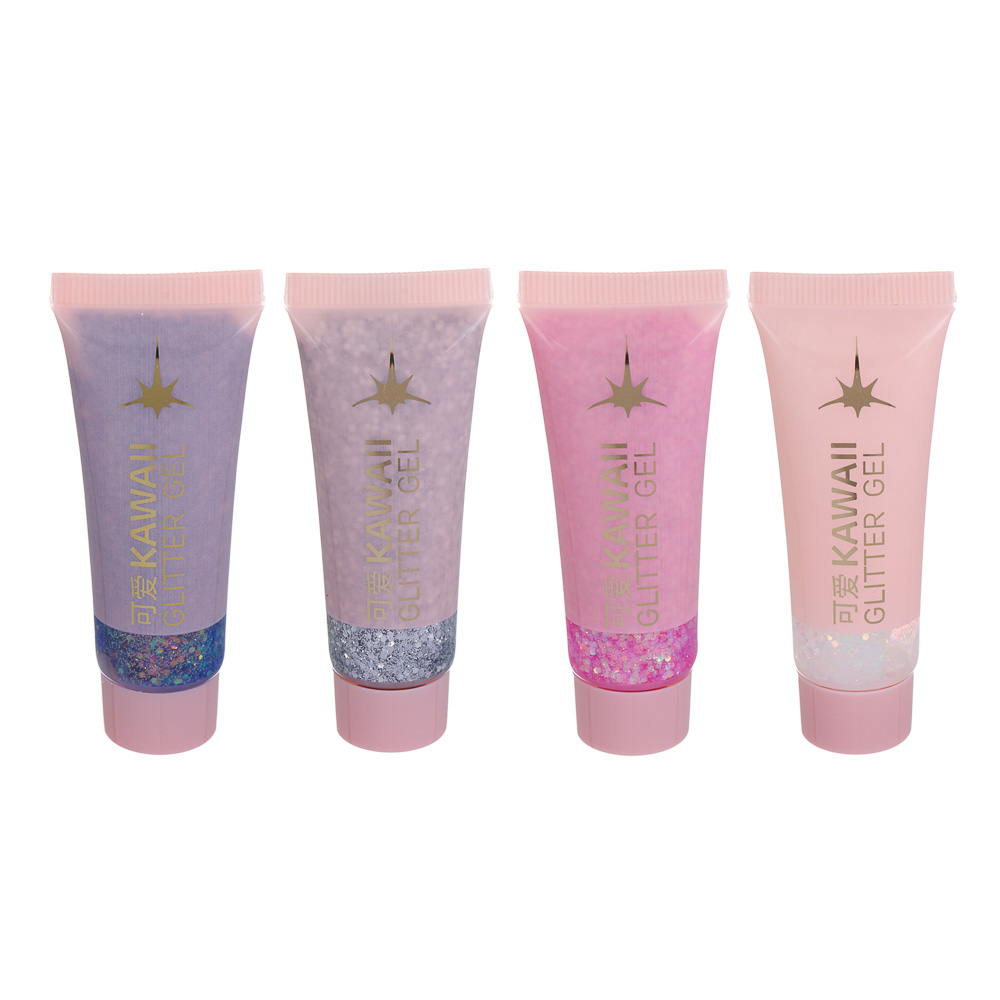 BY Русские Супергерои Заря Каваи Глиттер гелевый, 16 гр, 4 цвета - #1