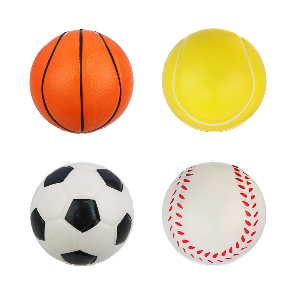 ИГРОЛЕНД Мяч "Спорт", EVA, 7,6см, 4 дизайна - #1