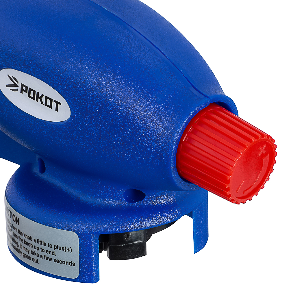 Горелка газ. с пьезорозжигом тм РОКОТ, цанг. захват, сопло 19мм, 17х6,6х5,1см - #4