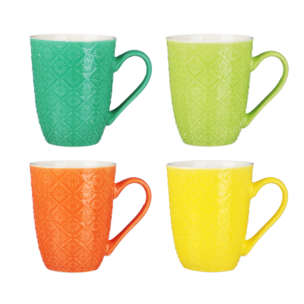 MILLIMI Кружка Ромб, 380 мл, фарфор, 4 цвета - #1