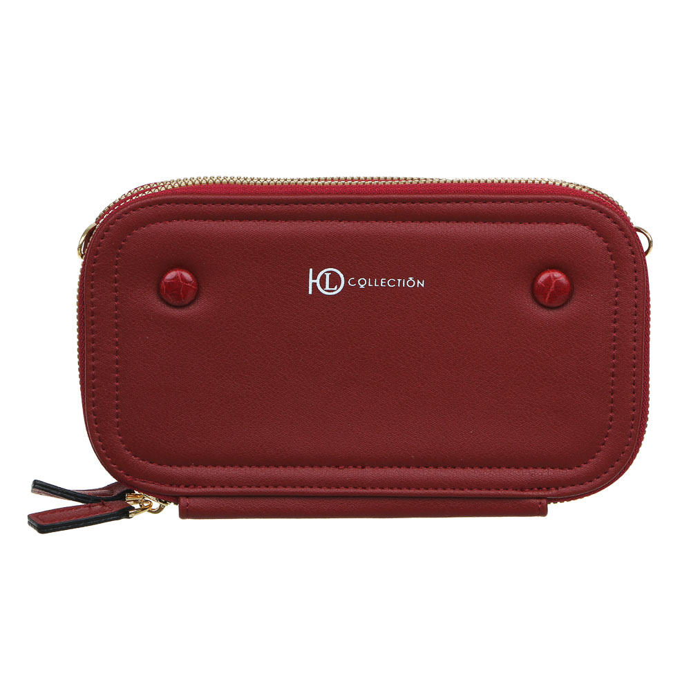 ЮL Кошелек-сумочка на длинном ремне, ПУ, 19,5х10,5см, 4 цвета, КК21-16 - #2