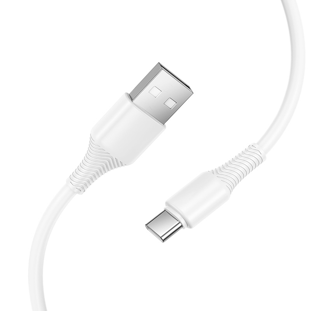 hoco. Кабель для зарядки модель X120, USB-C 1м, цвет: белый - #4