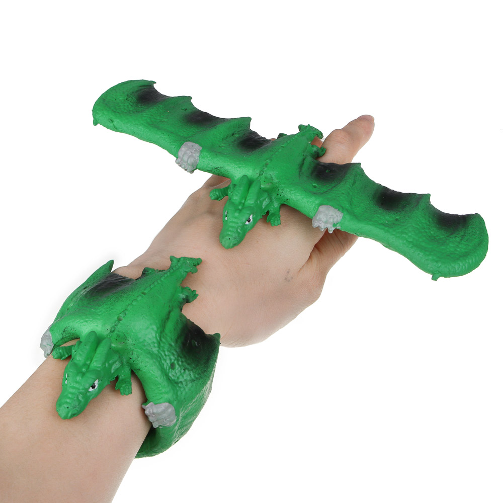 ИГРОЛЕНД Игрушка антистресс в виде животных на руку, TPR, металл, 20,5х11см, 3 дизайна - #6