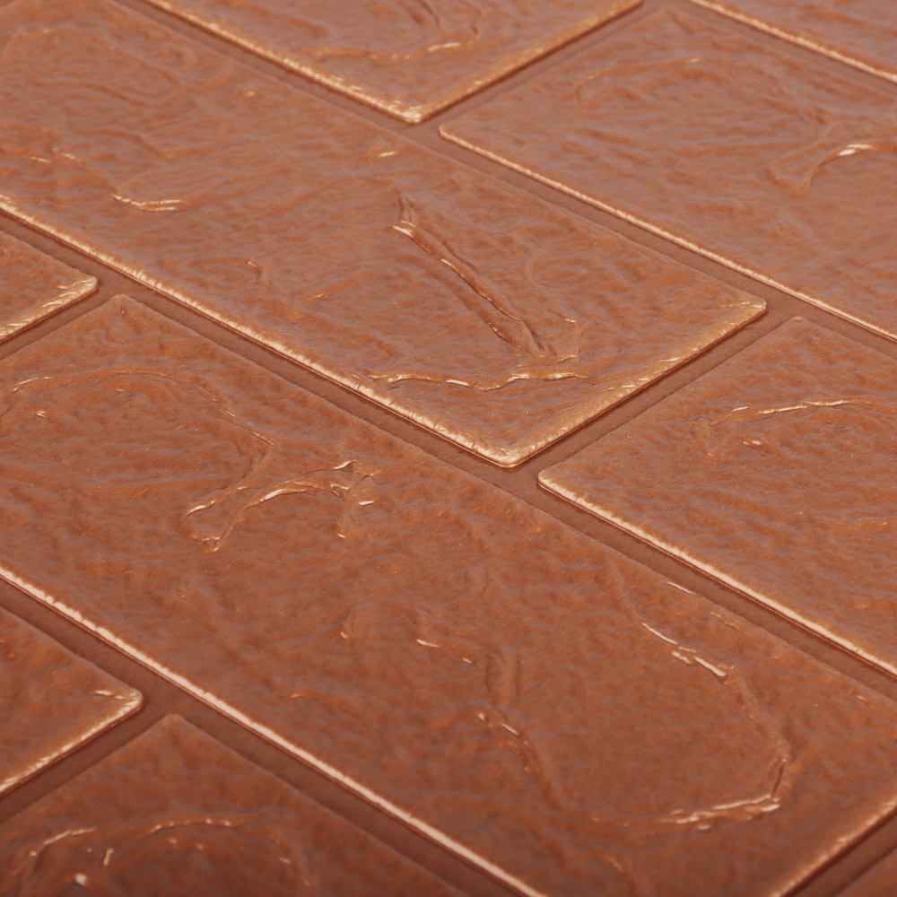 INBLOOM Плитка самоклеящаяся 70х77х0.3см, XPE, терракот - #2