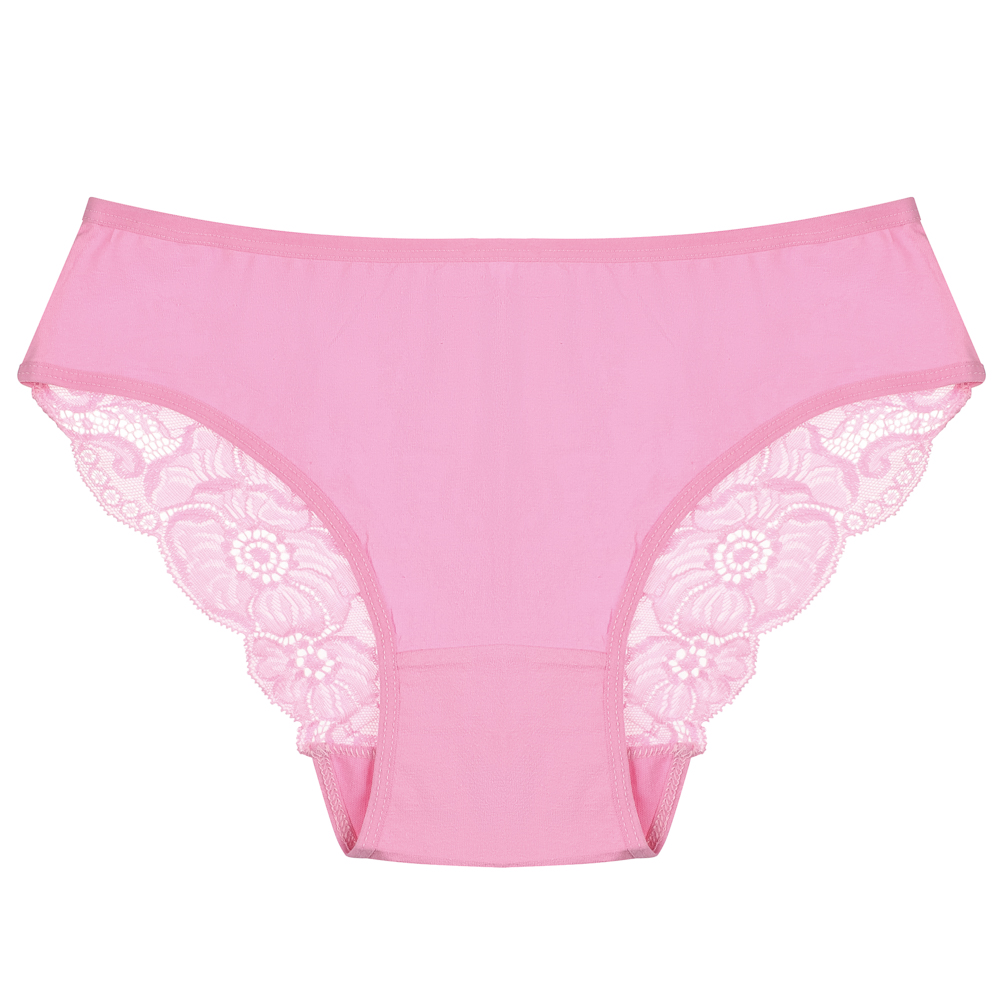 Трусы женские с кружевом, р.48-50, 95% хлопок, 5% спандекс, Cotton #9922 - #8