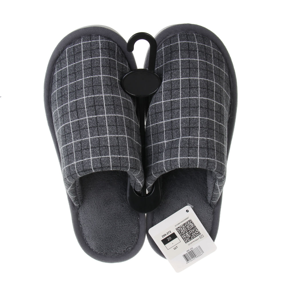 Обувь домашняя, размер 44-45, цвет серый, #10 - #5