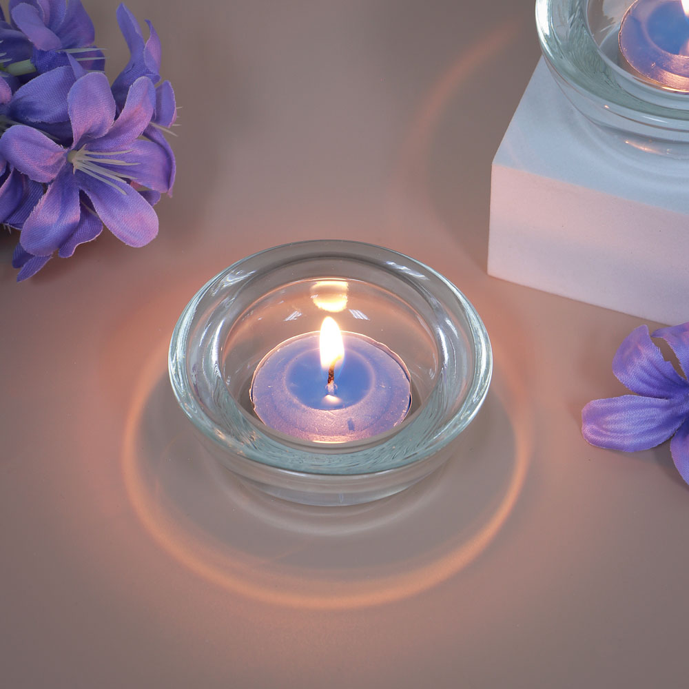 LADECOR Набор ароматических свечей с подсвечниками, (10+2), стекло, парафин, 6 видов - #9