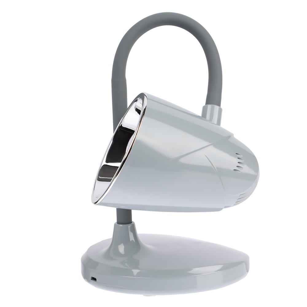 FORZA Лампа настольная складная 30LED, питание USB, 7Вт, 500Лм, кабель 1м, диммер, пластик, серая - #4