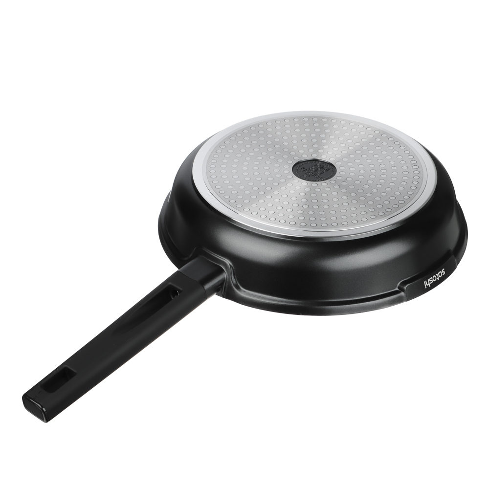 SATOSHI Артас Наб. пос. 8пр, сков. 24/28см;ковш+крыш 16см/1,4л, кастр+крыш 2л; 4л, а/п мрамор, инд - #6