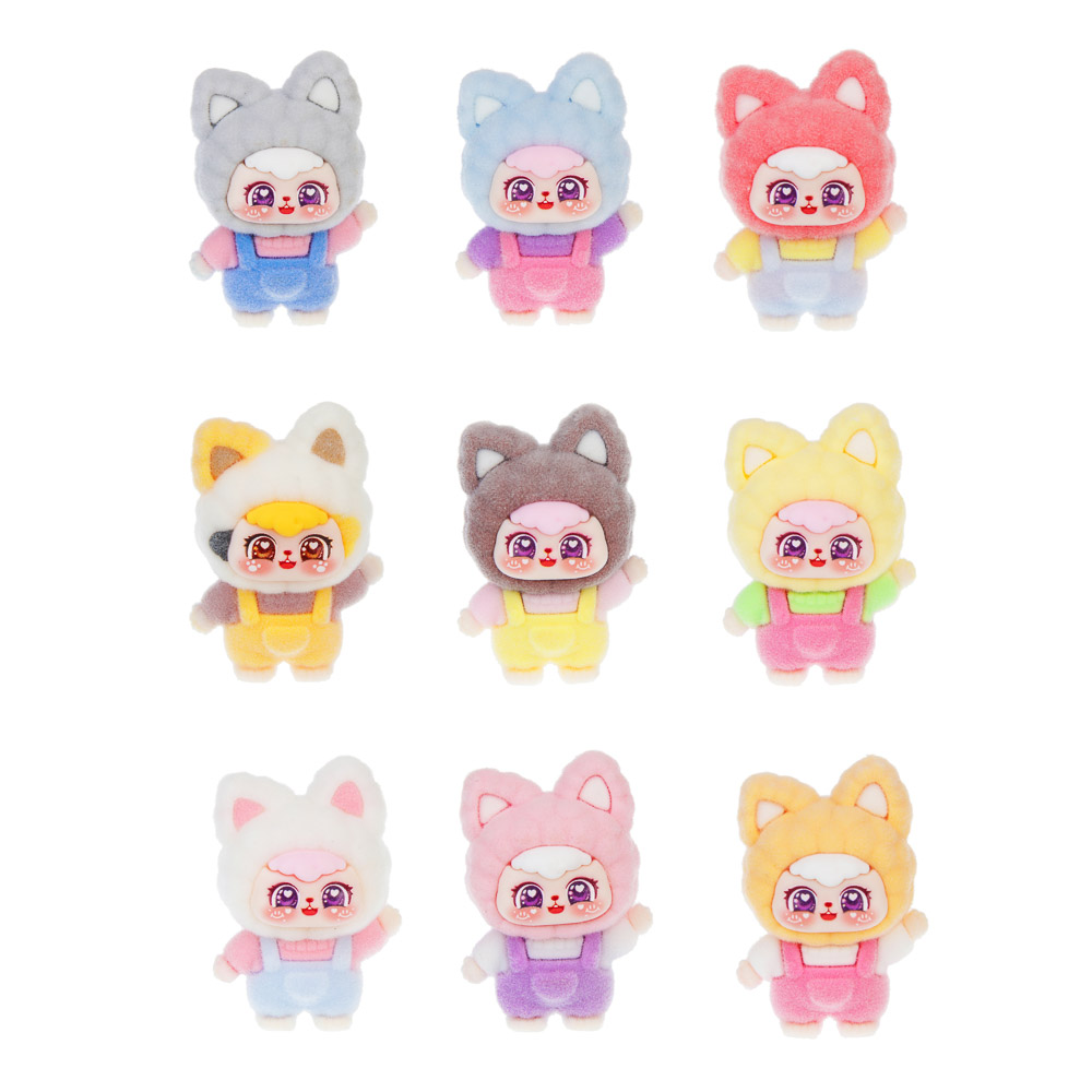 Игрушка сюрприз ИГРОЛЕНД, полистоун, TPR, флок, 10,5х14см, 9 дизайнов - #2