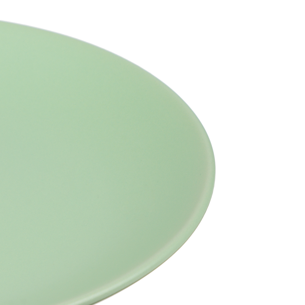 Тарелка закусочная 19см, тм MILLIMI мятный, керамика - #3