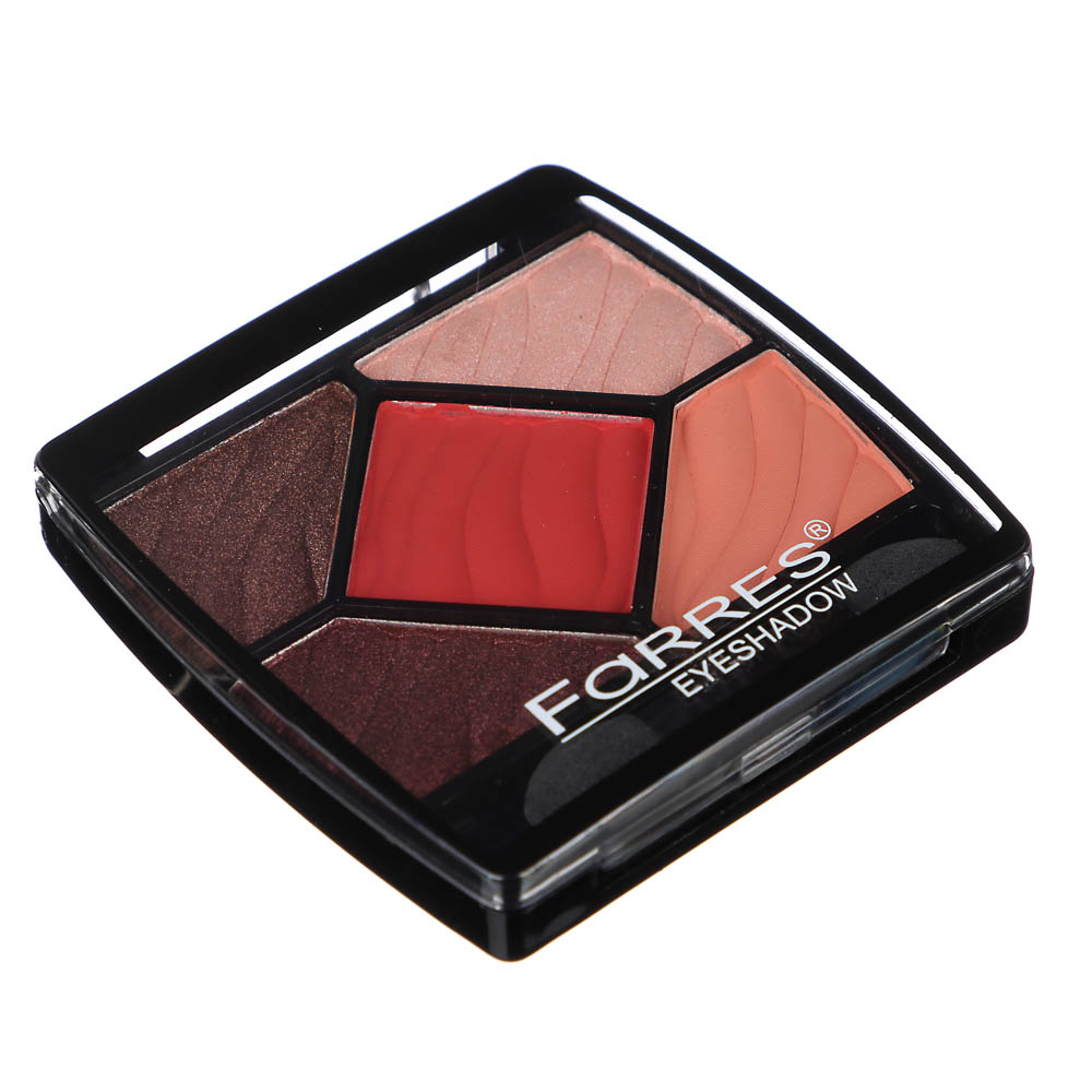 Тени для век "Beautiful Dream" 5 цветов тм Farres 7,5 г - #3