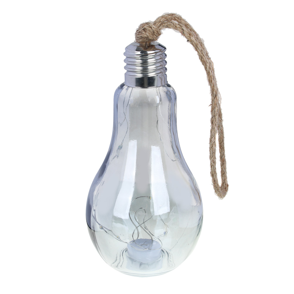 Светильник LED в стиле лофт, 10х10х20 см, стекло, 3 цвета - #3