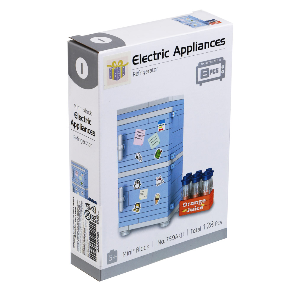 ИГРОЛЕНД Конструктор "Бытовая техника", 13х4х18,5 см, ABS, 8 видов - #12