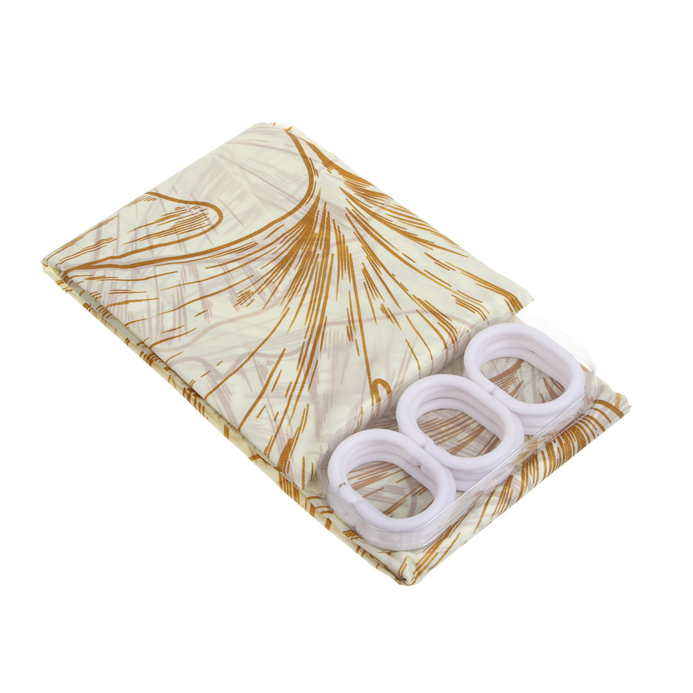 Шторка для ванной тм VETTA Марсельеза, ПЕВА 22 г/м2, 180x180см, 4 дизайна - #3