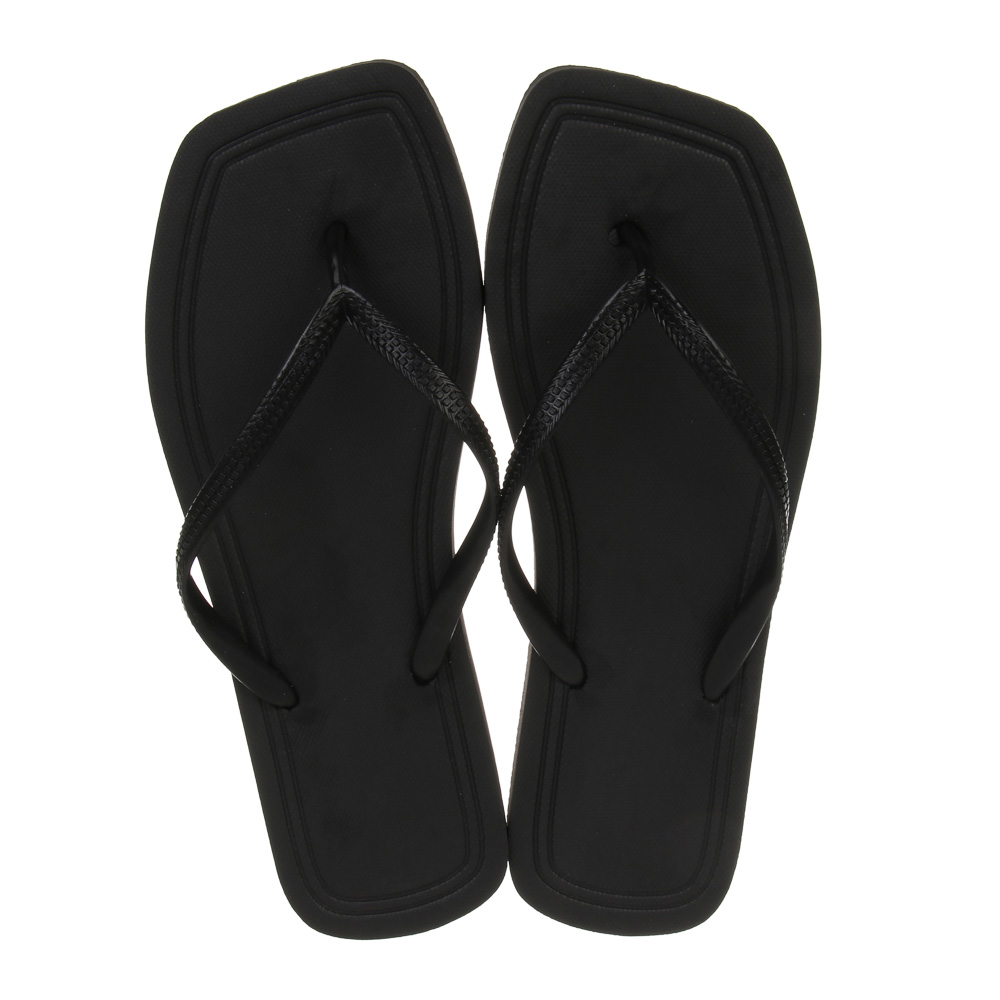 Сланцы пляжные, размер 40-41, ЭВА, черные, #1 - #2