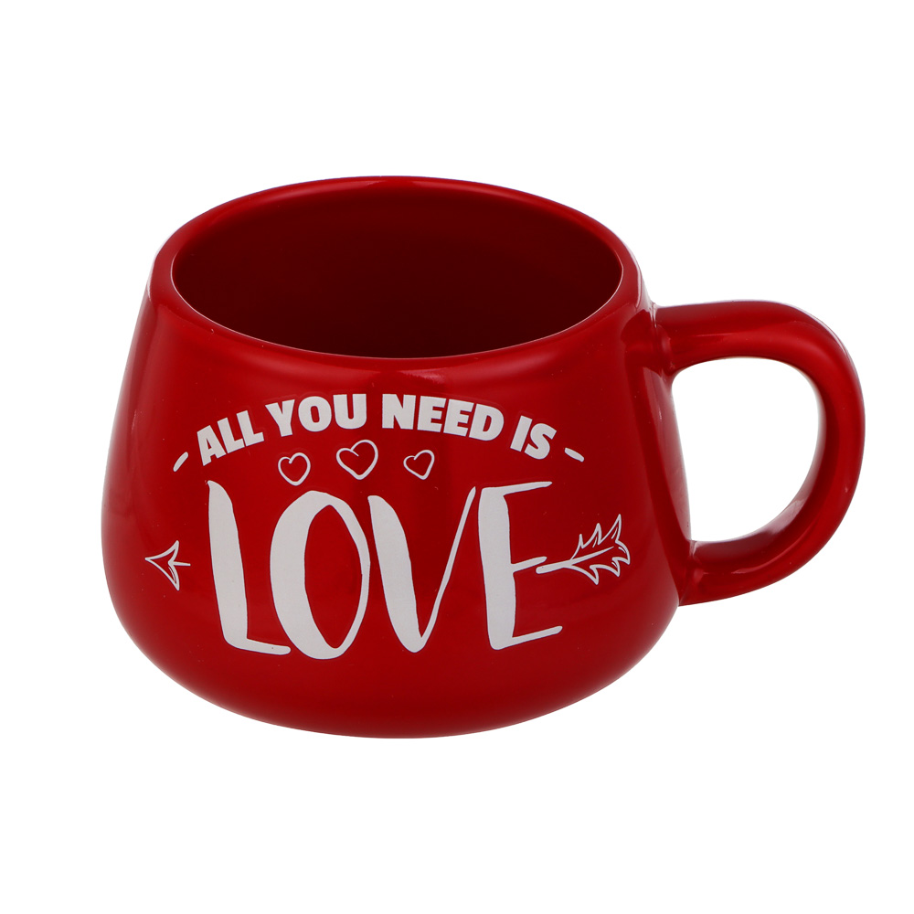 Кружка тм LADECOR "Love", 360 мл, керамика, 2 вида - #2